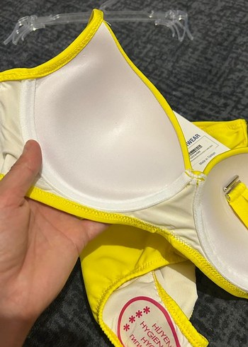 38 Beden sarı Renk Bikini