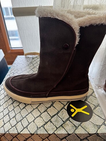Converse kürklü ayakkabı