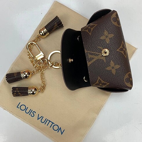  Beden kahverengi Renk Louis Vuitton Keychain ithal anahtarlık ve çanta