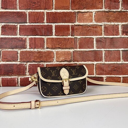 Louis Vuitton Louis Vuitton Nano Diane hakiki vejetal deri bayan