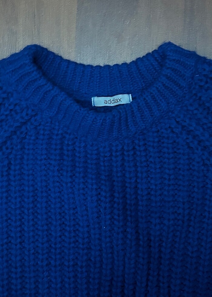 lacivert kazak - Görsel 2