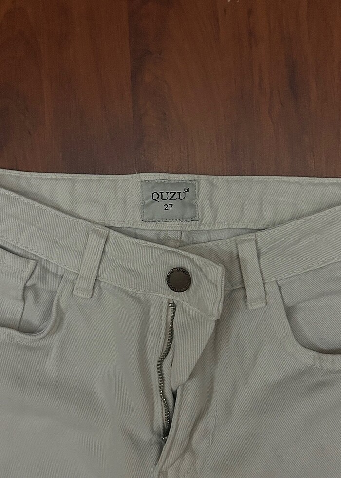 krem rengi jean - Görsel 2