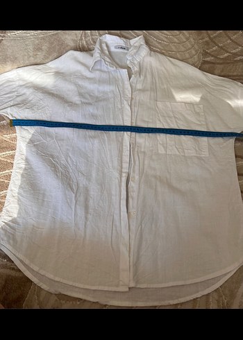 Diğer Beyaz oversize gömlek