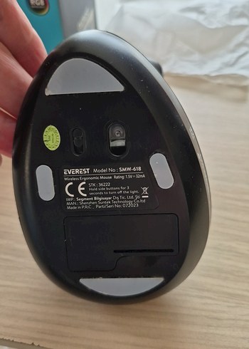 Everest Siyah Kablosuz RGB Mouse - Görsel 2