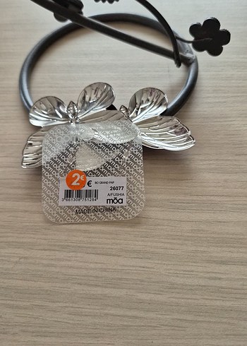 Mor  ithal kelebek küpe ve 3 bilezik - Görsel 3