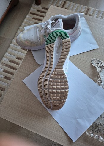 Beyaz Pastel Renkli Spor Kadın Sneakers - Görsel 6