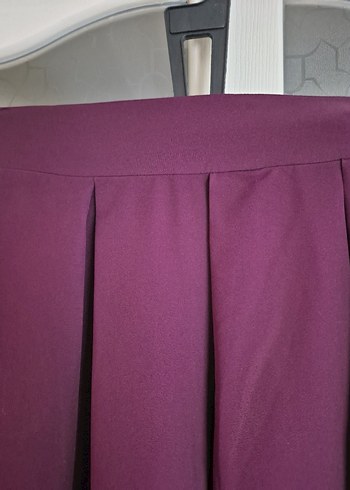 Mor Pileli Uzun Kadın Etek - Görsel 3