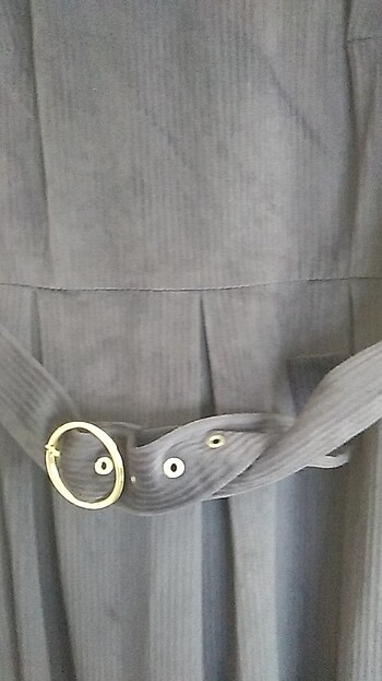 Alvina kadife elbise - Görsel 7