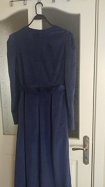 Alvina kadife elbise - Görsel 8