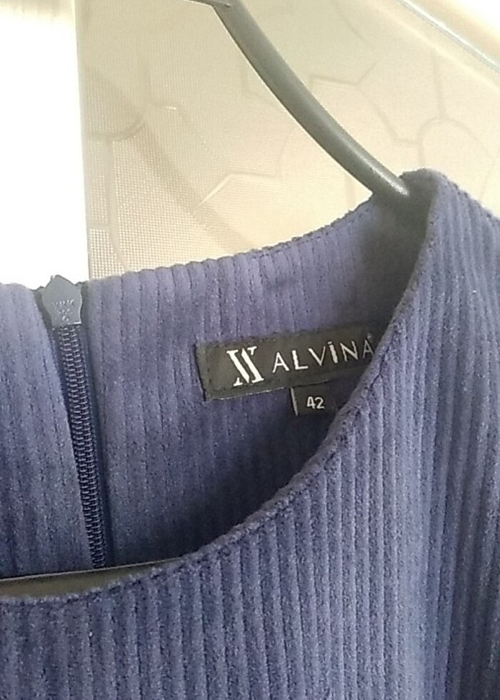 Alvina kadife elbise - Görsel 3