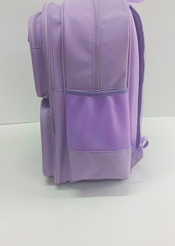 Beden Renk Pastel Mor Çocuk Okul Çantası
