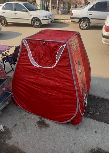 Kırmızı Çocuk Dolabı Çadırı - Görsel 2