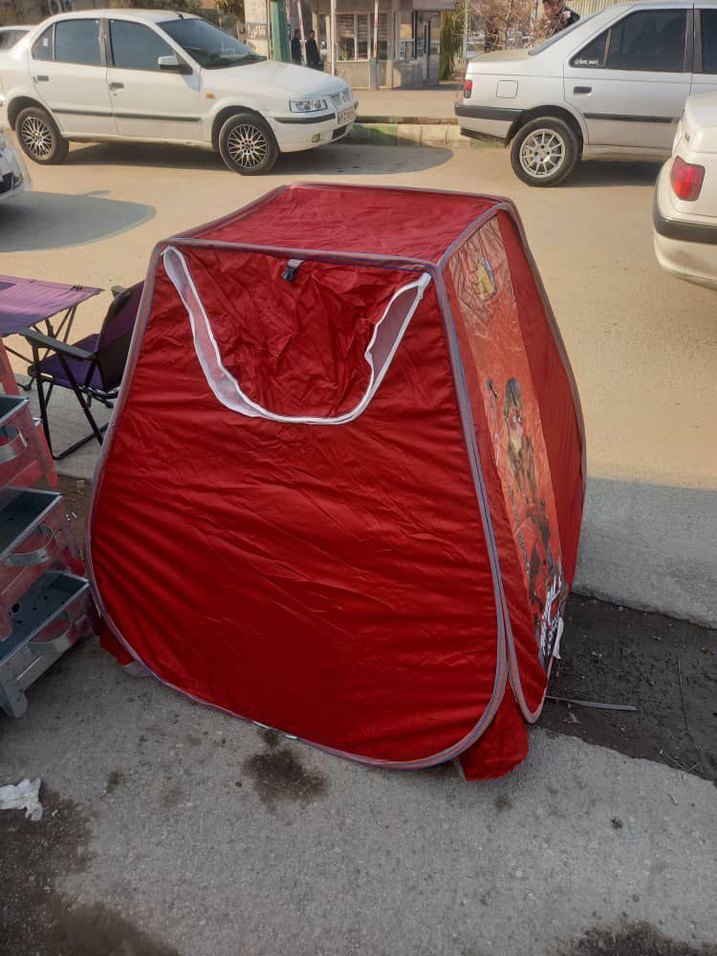 Kırmızı Çocuk Dolabı Çadırı - Görsel 2