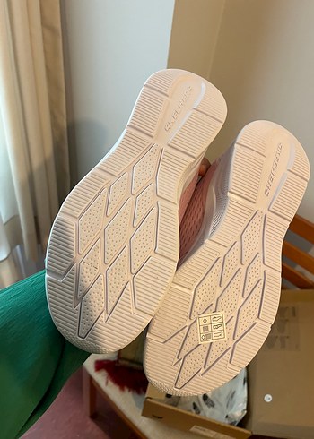38 Beden pembe Renk Skechers etiketi üzerinde az Topuklu Spor Ayakkabı