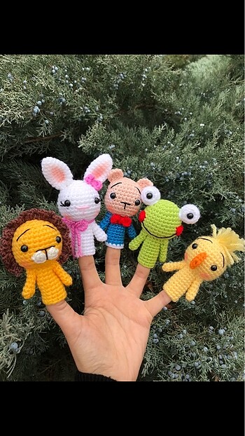 Amigurimi parmak kukla