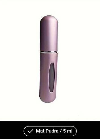 Beden Renk 5 ml doldurulabilir parfüm sprey şişesi