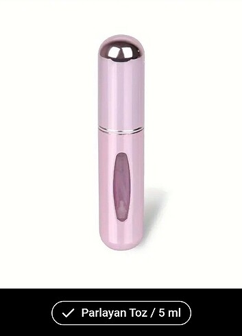 5 ml doldurulabilir parfüm sprey şişesi