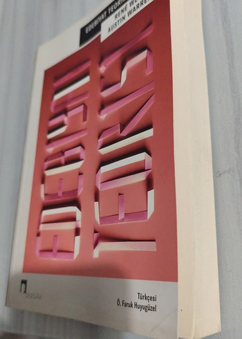 Edebiyat Teorisi - Rene Wellek & Austin Warren - Görsel 2