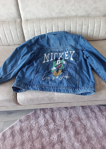 LC Waikiki Düğmeli Mavi Kadın Denim Ceket