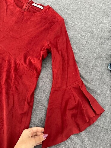 Mango kadife elbise - Görsel 2