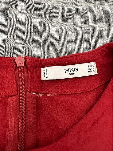 Mango kadife elbise - Görsel 3