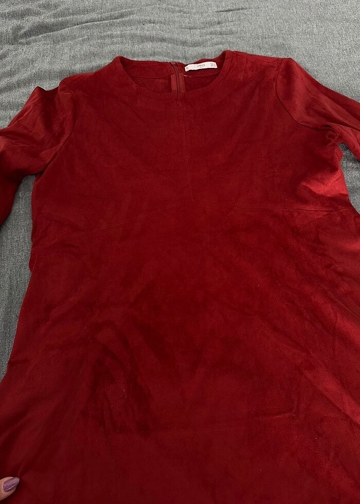 Mango kadife elbise - Görsel 5