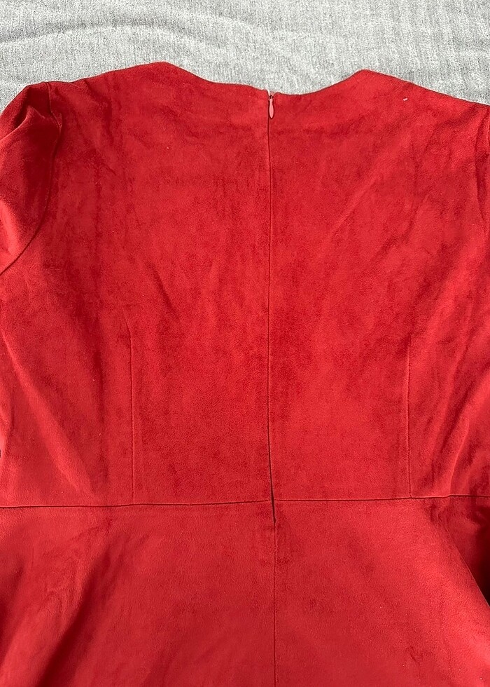 Mango kadife elbise - Görsel 4