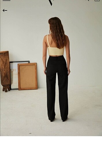 VATKALI MARKA SİYAH KUMAŞ PANTALON ETİKETLİ HİÇ GİYMEDİM
