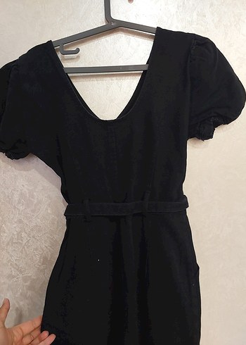 siyah kot tulum - Görsel 5