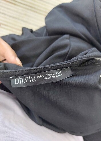 Dilvin Kolları vatkalı mini elbise 