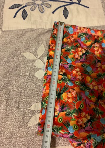 Renkli Bağcıklı Erkek Plaj Şortu - Görsel 7