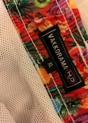 Renkli Bağcıklı Erkek Plaj Şortu - Görsel 8