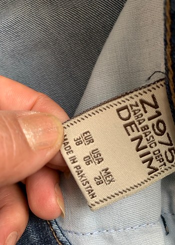 38 Beden mavi Renk Mavi Kadın Denim Midi Boy Kot Pantolon