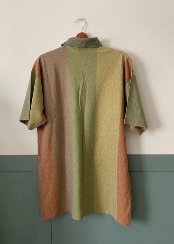 American Vintage Renkli Düğmeli Erkek Polo Tişört