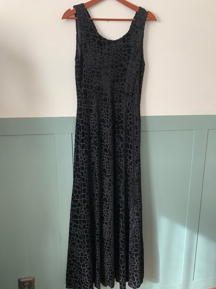 Twist siyah uzun şık elbise 38 beden - Görsel 2