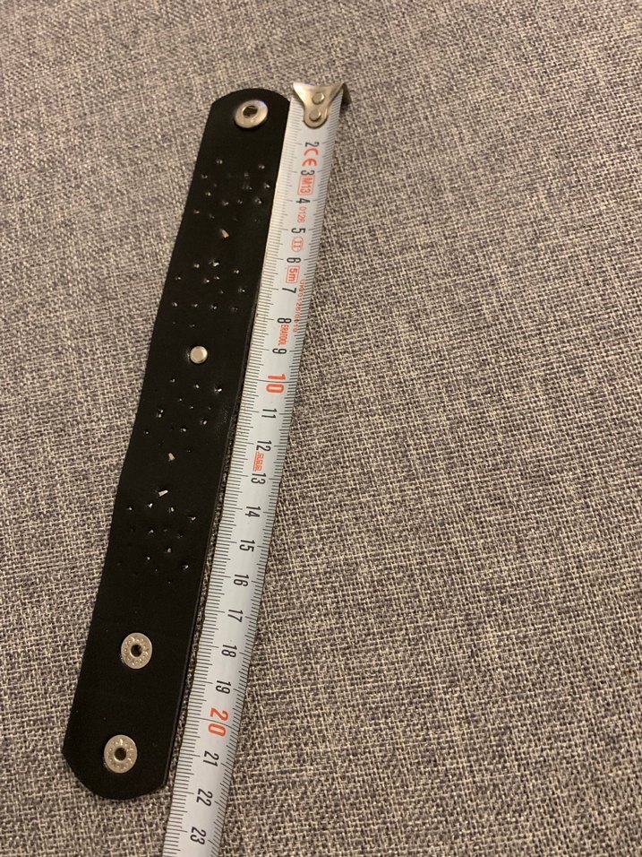 Siyah Punk Erkek Bileklik - Görsel 2