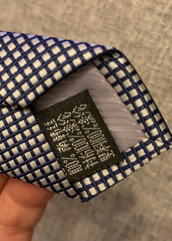 Gri Desenli Erkek Kravat - Görsel 3