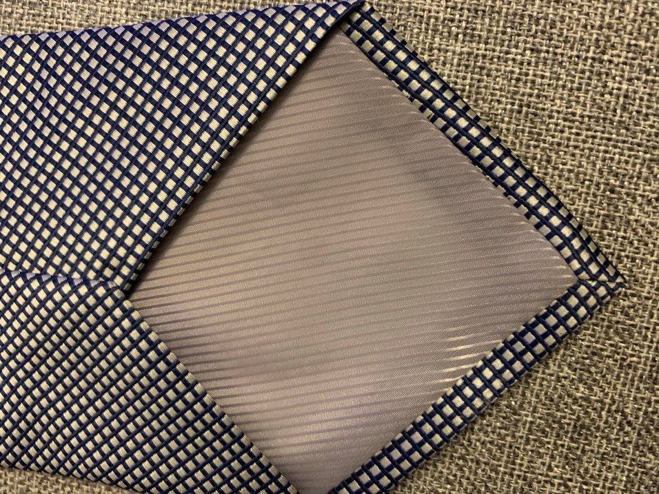 Gri Desenli Erkek Kravat - Görsel 4