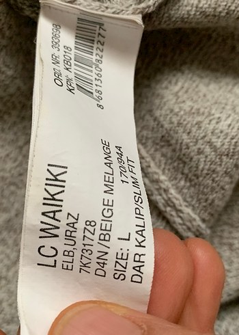 Gri Yünlü Yüksek Yakalı Triko Elbise - Görsel 5