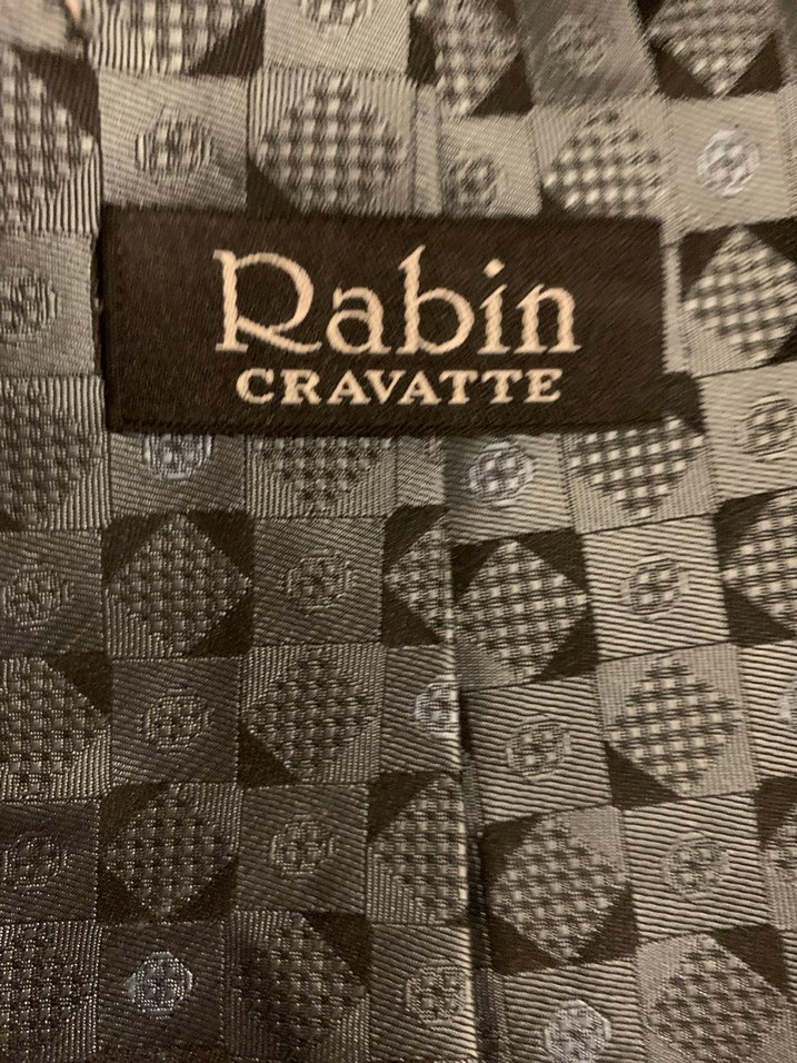 Gri Desenli Erkek Kravat - Görsel 2