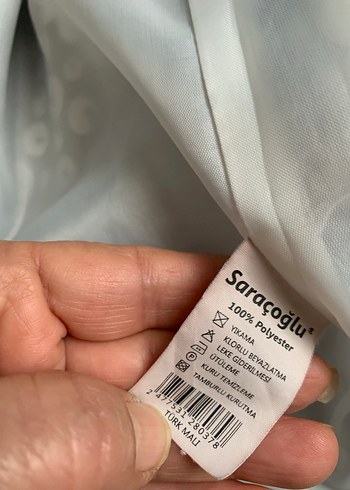 Düğmeli Puantiyeli Kısa Kollu Kadın Blazer - Görsel 9