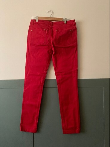 Kırmızı pantolon 42 beden - Görsel 2