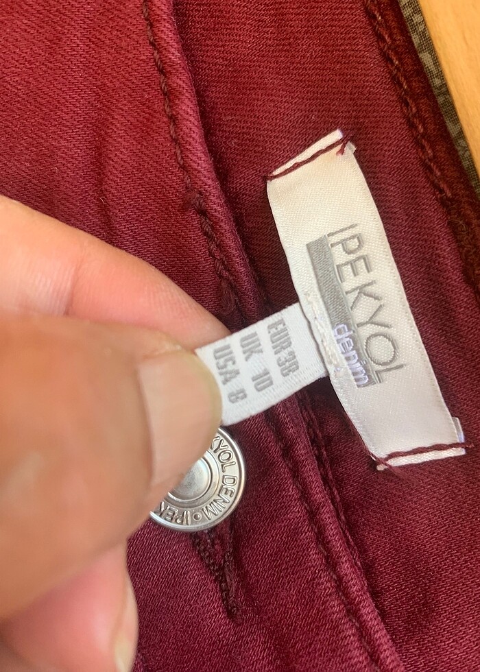 İpekyol bordo pantolon 38 beden - Görsel 5