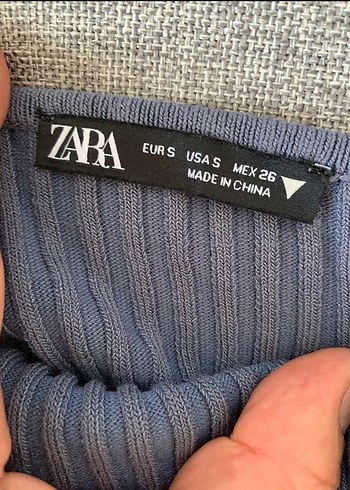 Zara Uzun Kollu Crop Top