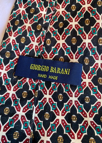 American Vintage Koyu Renkli Desenli Klasik Erkek Kravat