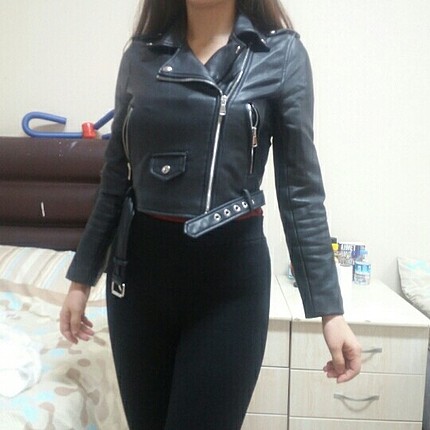 biker deri ceket