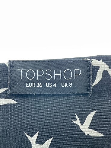 36 Beden siyah Renk Topshop Kısa Elbise %70 İndirimli.