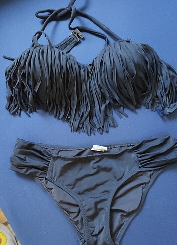 36 Beden siyah Renk Bikini
