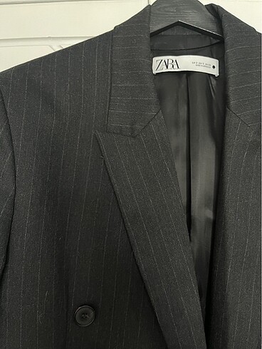 Zara Zara siyah çizgili blazer