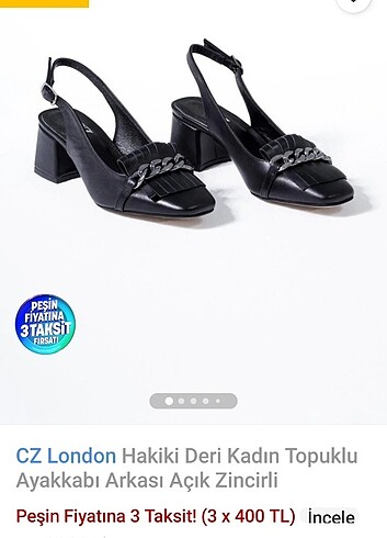 CZ London hakiki deri ayakkabı